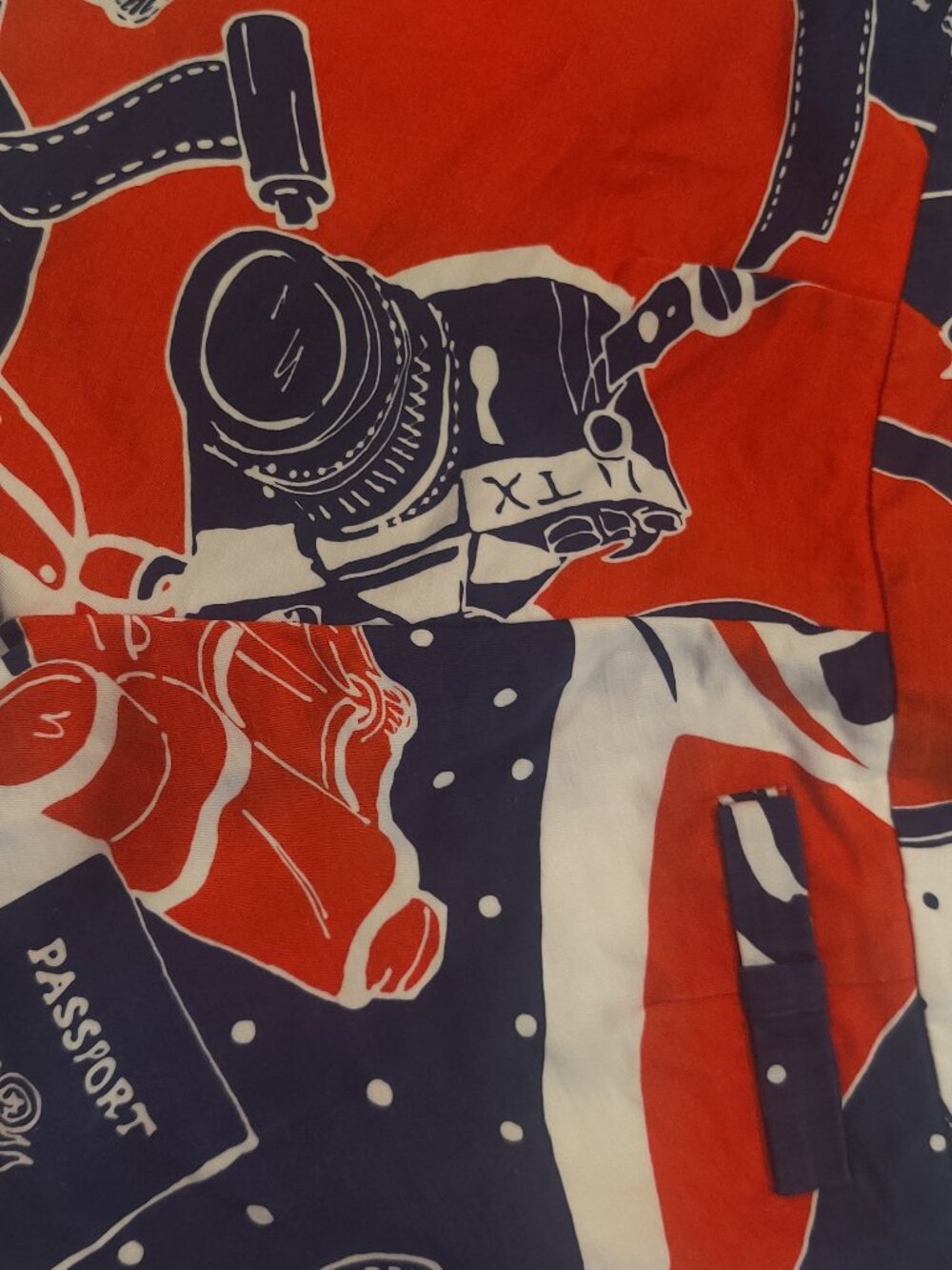 Kate Spade Jet Setter print Shorts sz 2